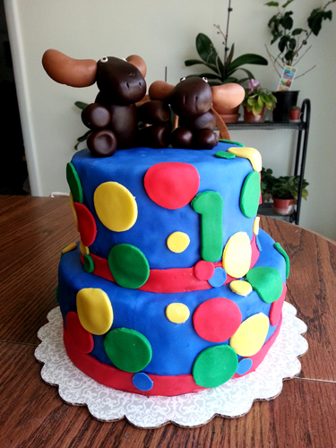 SwankyLuv: The Polka Dot Cake from Hell