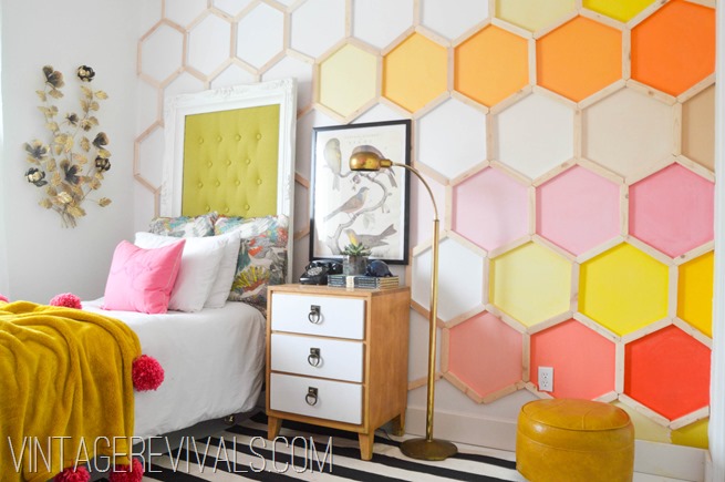 Honeycomb Hexagon Wall @ Vintage Revivals-2[2]