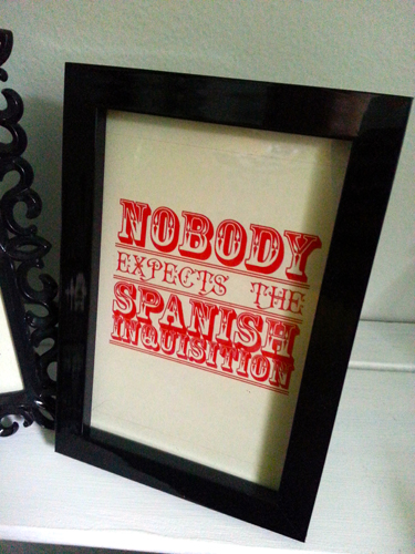 SwankyLuv: Monty Python Inspired Printable Wall Art