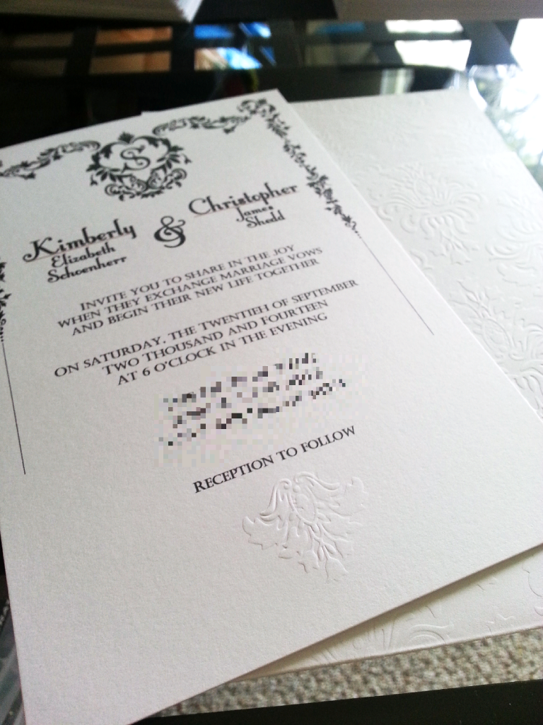 SwankyLuv: My $15 Wedding Invitations