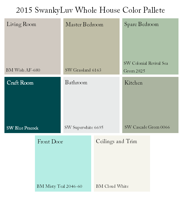 SwankyLuv: Whole House Color Scheme